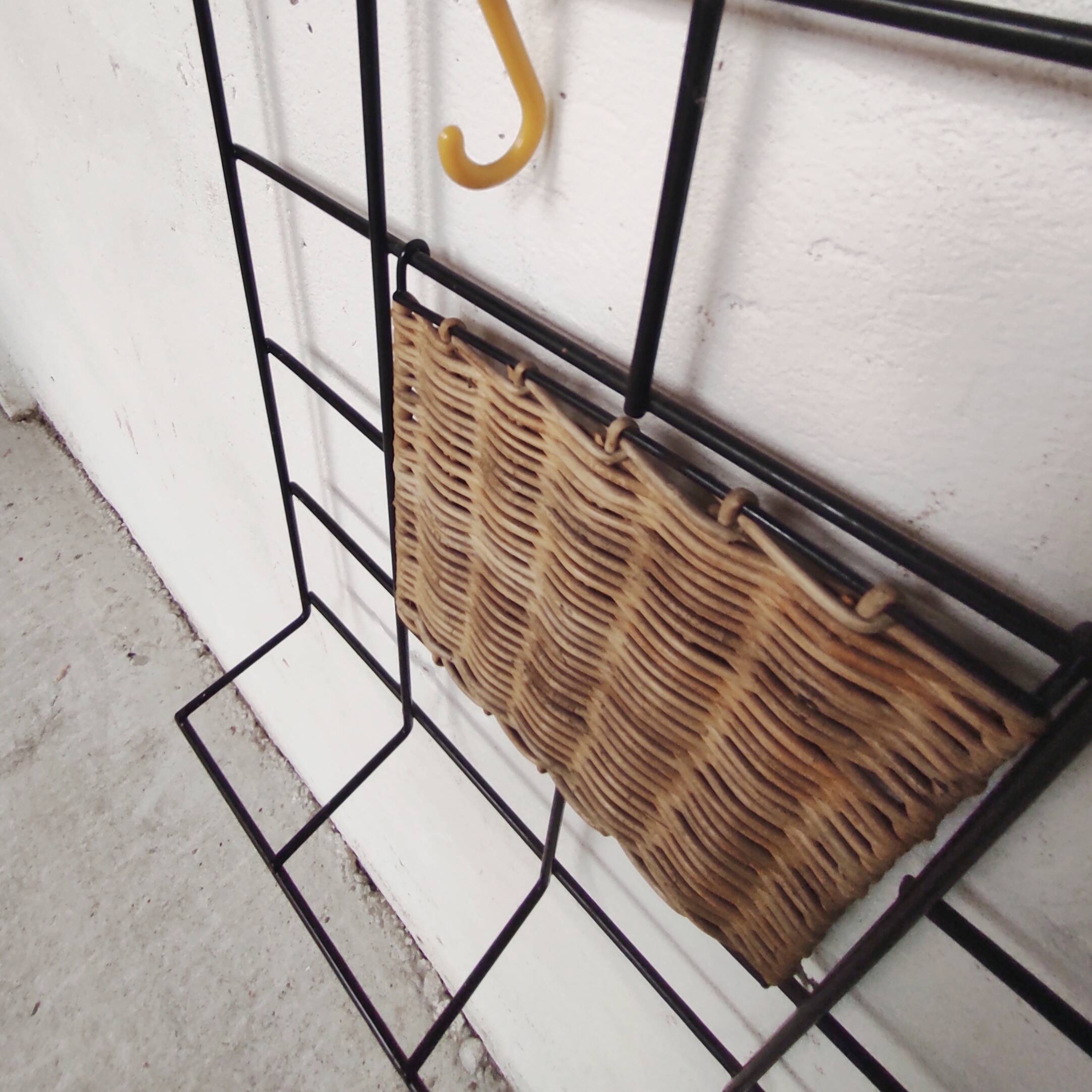 Wall-mounted coat rack, 1960