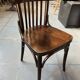 Set of 24 restored bistro chairs.