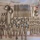 Antique flatware set for 51 place settings