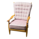 "Edouard" armchair in oak by Guillerme & Chambron for Your Home
