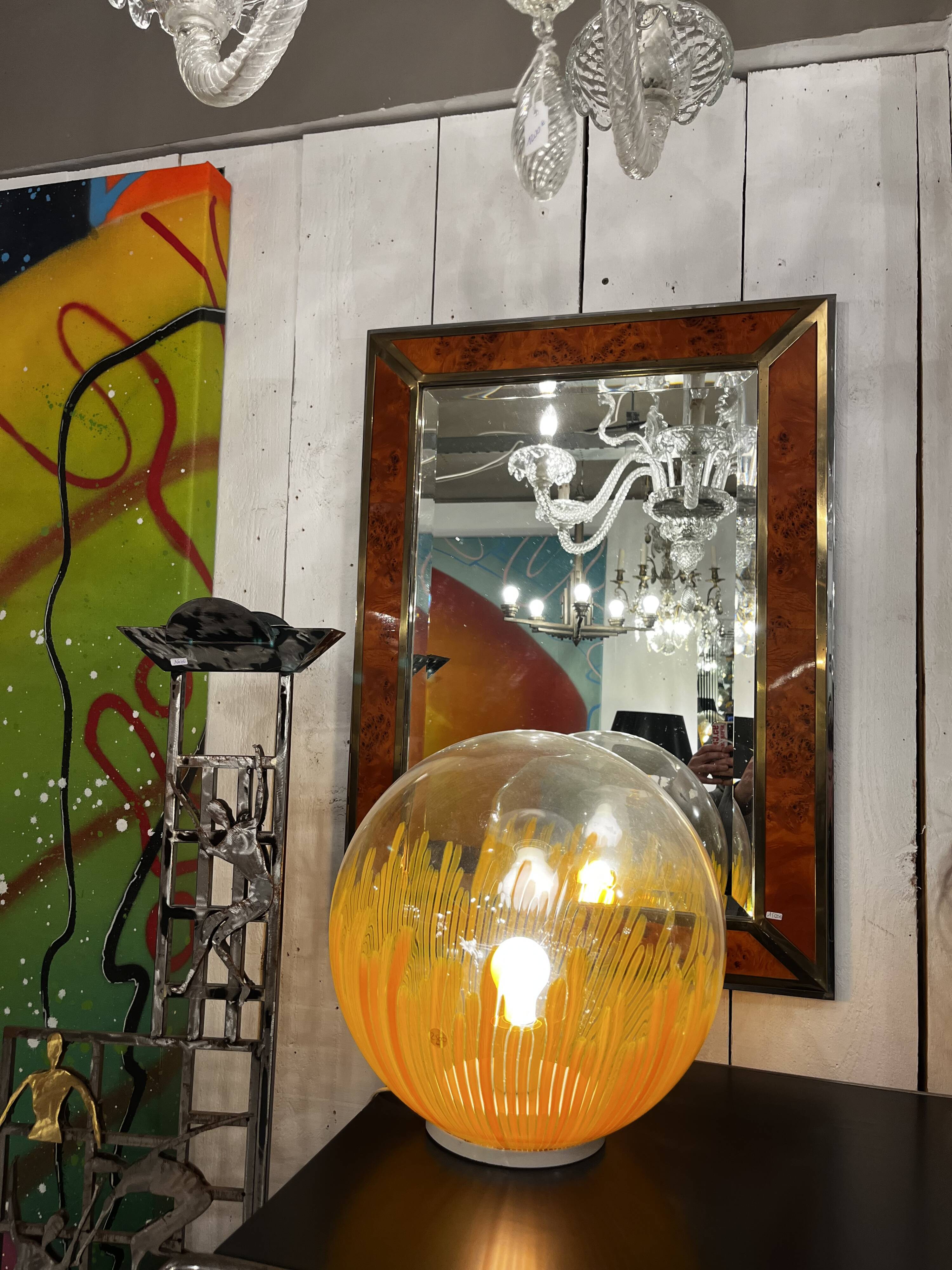 Anemone lamp by Ludovico Diaz de Santillana for Venini, 1970s Hand-blown