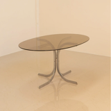 70's oval dining table