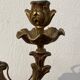 Wall lamp in gilded bronze style Louis XV rocaille with 2 branches