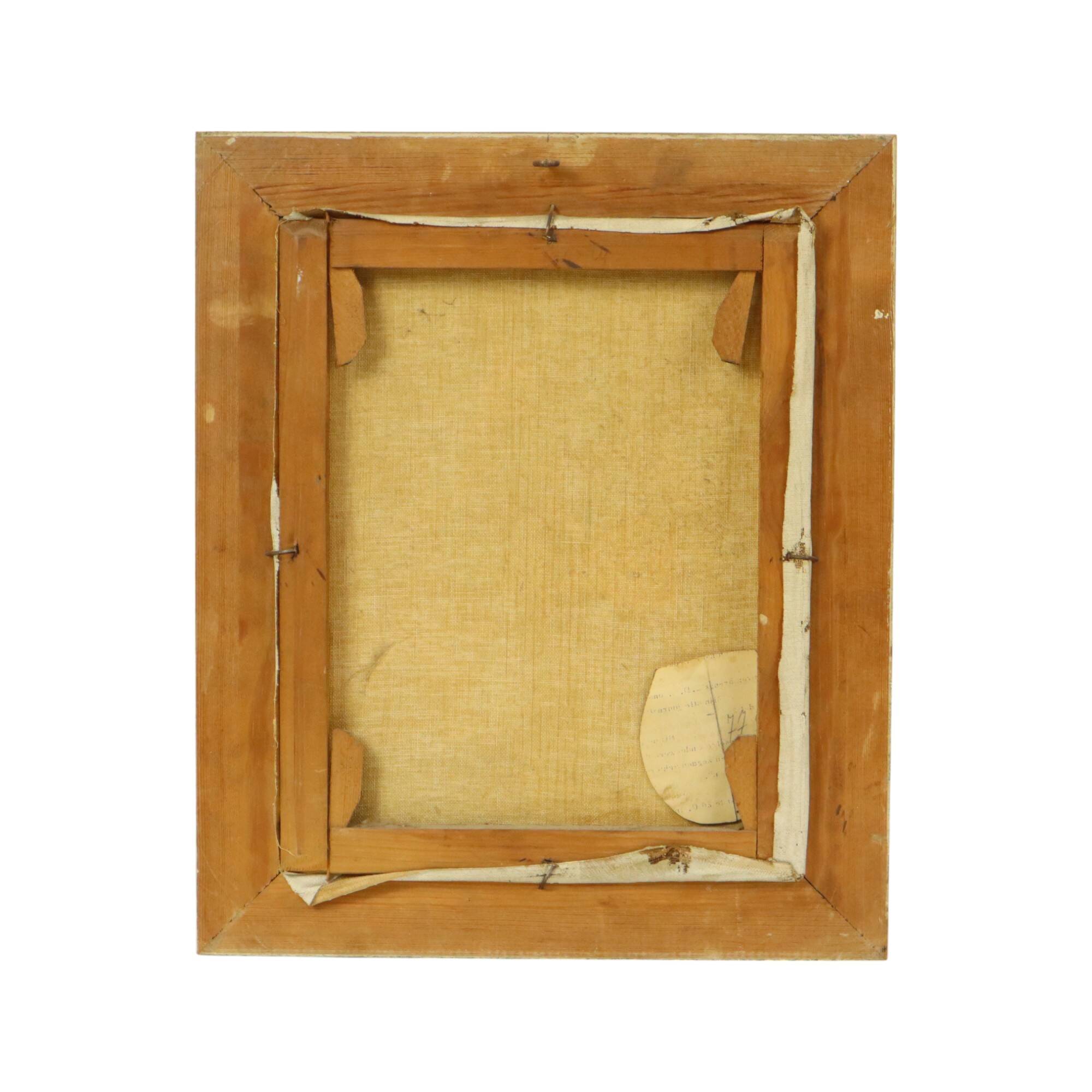 Flowers in Vase Still Life Painting Oil on Canvas Framed Signed