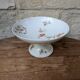 Old Limoges porcelain compote serving dish on pedestal