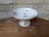 Old Limoges porcelain compote serving dish on pedestal