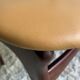 Scandinavian chair Erik Buch in teak and leather