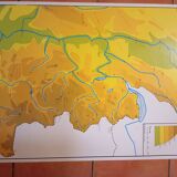 School map: south east altitudes n°27 / mediterranean region n°28