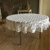Nappe ancienne au crochet