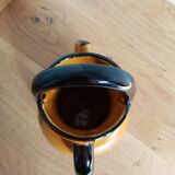 Pitcher jug vase enamelled ceramic Camarès