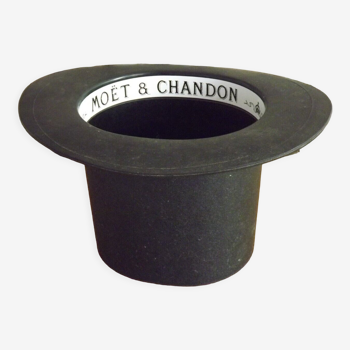 Vintage français chapeau haut de forme en plastique dur seau à glace champagne moet & chandon 4292