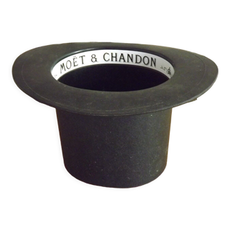 Vintage français chapeau haut de forme en plastique dur seau à glace champagne moet & chandon 4292