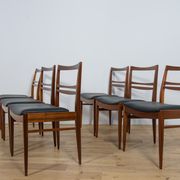 Chaises de salle à manger en teck du milieu du siècle, années 1960, ensemble de 6