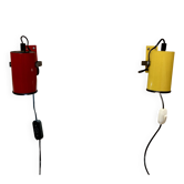 Pair of wall lights 1950 industrial design.