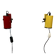 Pair of wall lights 1950 industrial design.