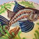 Set of two plates decoration Fish signed Vallauris style