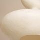 Organically shaped suspension made of ecological fibers