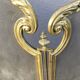 19th century fireplace fire guard by Bouhon Frères in bronze, French spark guard 1880