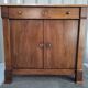 Directoire style sideboard with trompe l'oeil drawer in solid wood