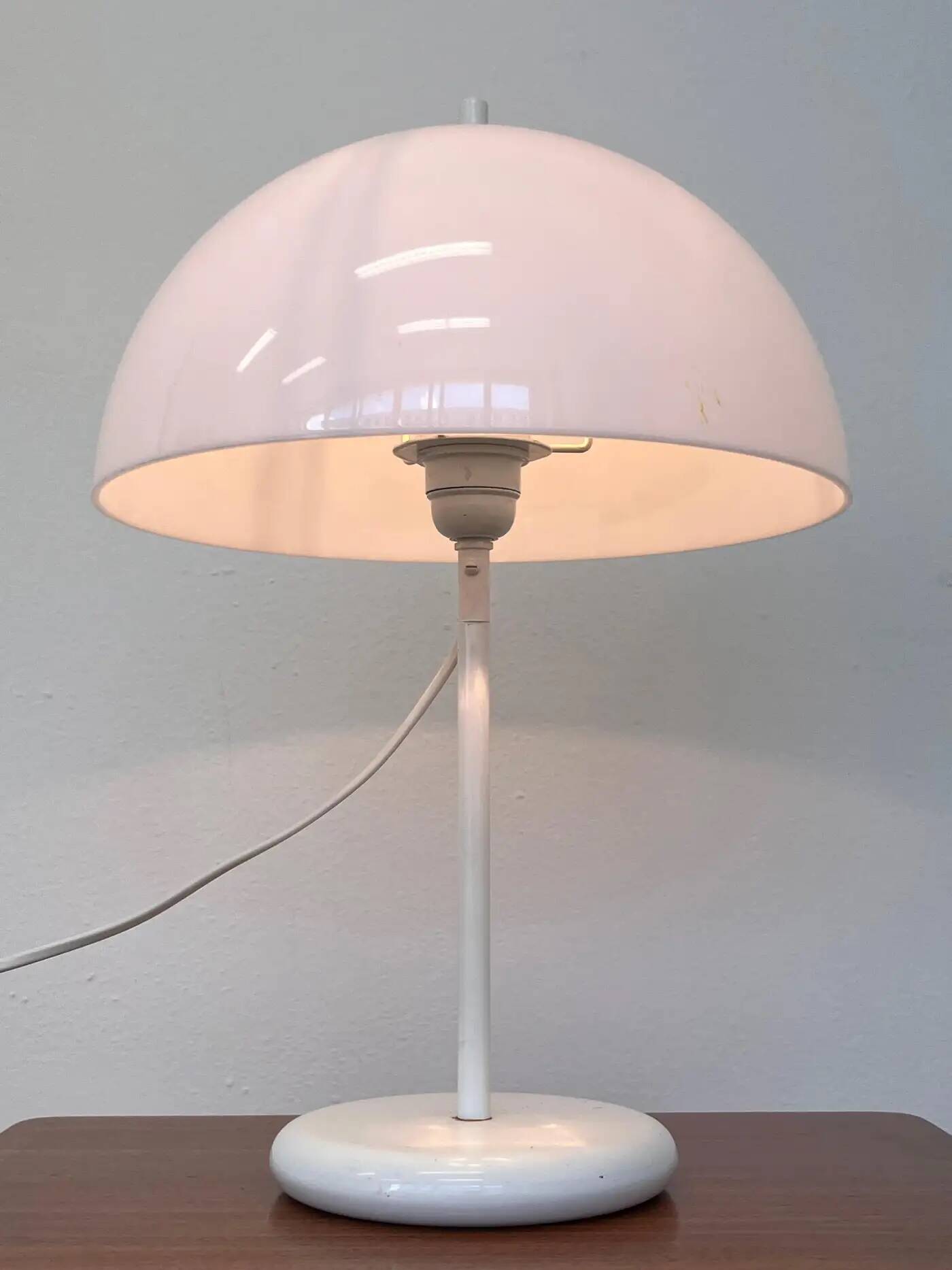 Lampe de table champignon design futuriste des années 1980