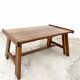 Modernist laminated wood coffee table, 1970.