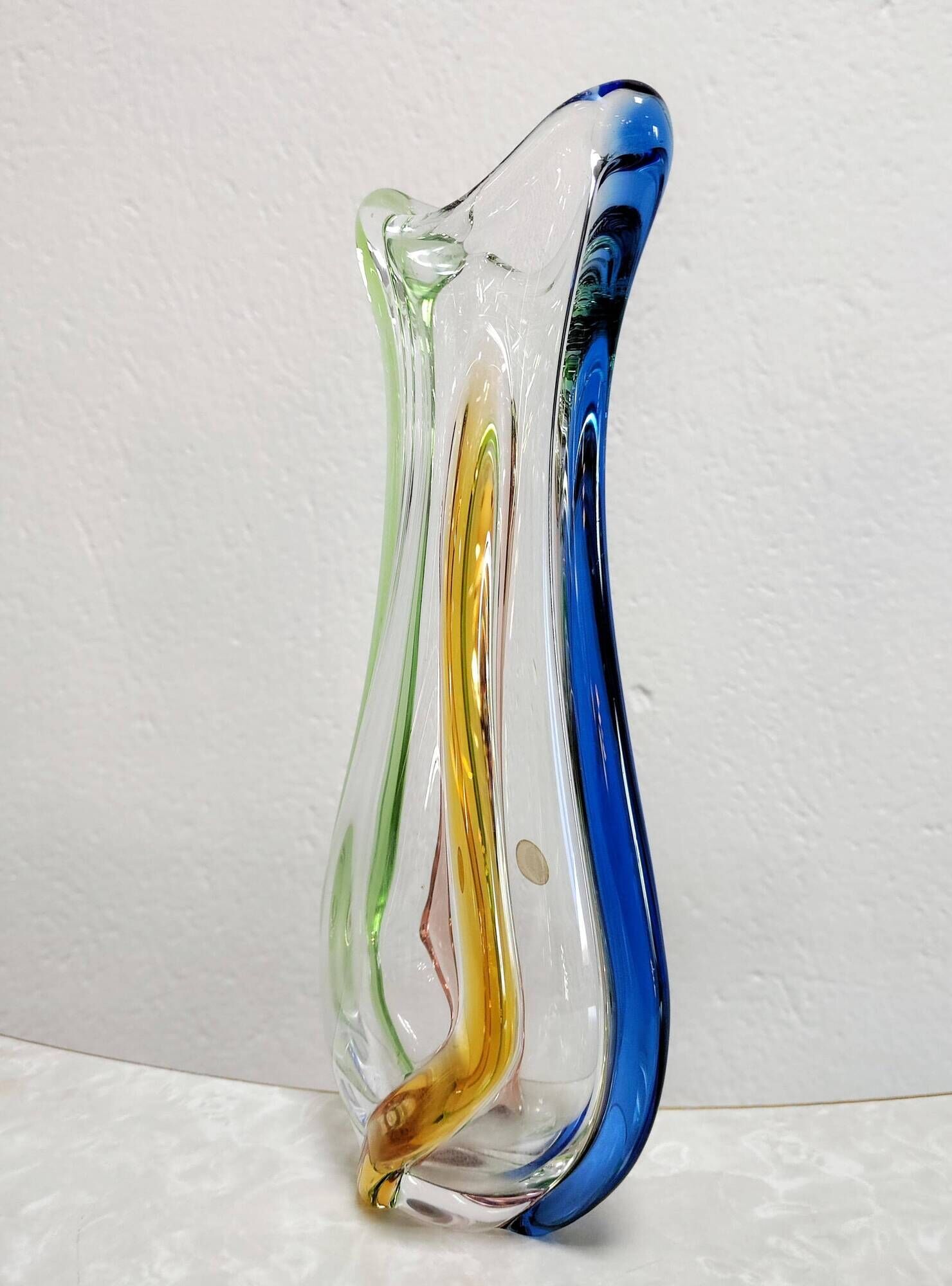 Rhapsody vase by František Zemek for SKLO 1960s