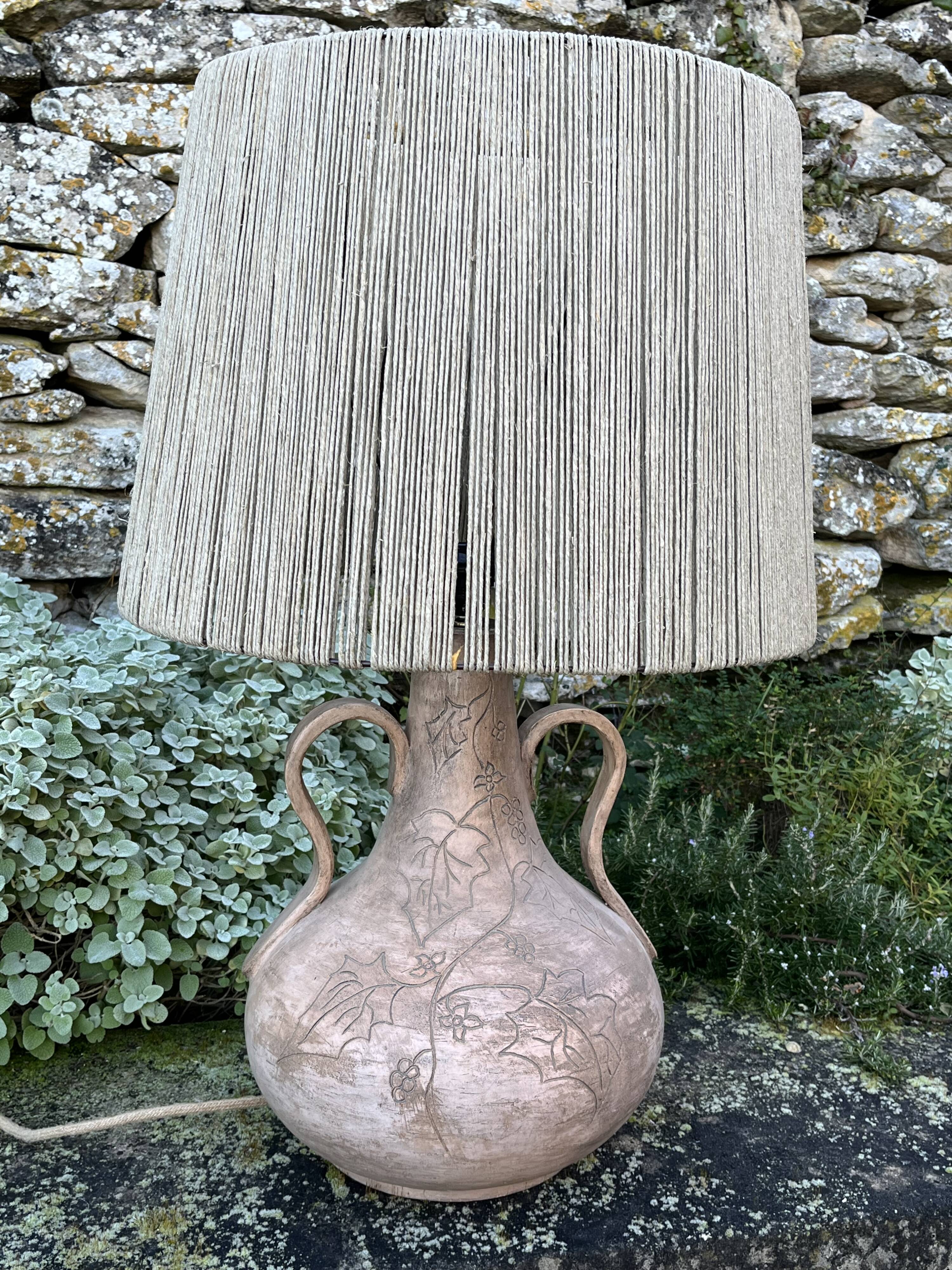 Vintage ceramic lamp