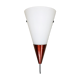 Vintage Wall Lamp / Wall Sconce by LAKRO, Holland, Glass and Metal