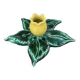Ceramic flower candle holder
