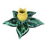 Ceramic flower candle holder