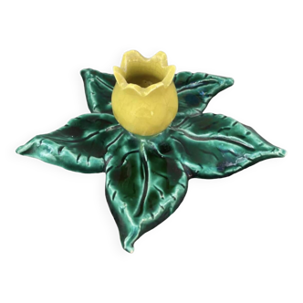 Bougeoir céramique fleur