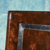 Lucite faux ecaille de tortue tray circa 1970