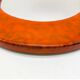 Ceramic mirror with "orange" glaze, 1960s