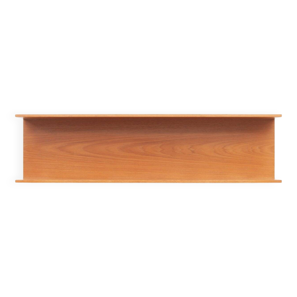 Étagère murale en bois de cerisier par Walter Wirz pour Wilhelm Renz, années 1960.