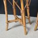 Pair of rattan stools 1960's