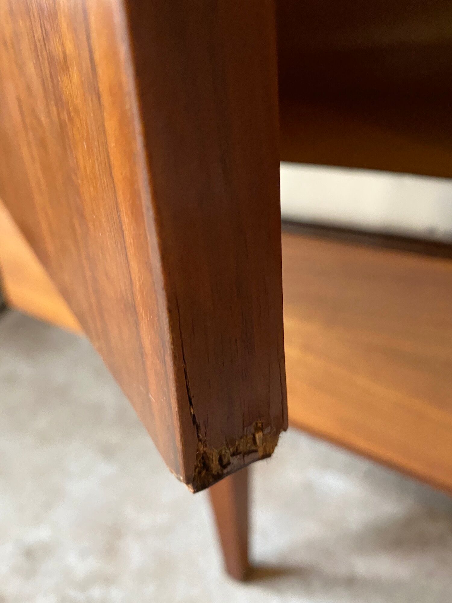 Set 2 vintage buffets lacquered wood