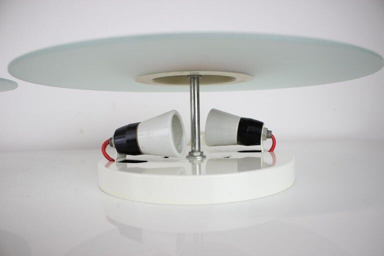 Pair of Midcentury Ceiling or Wall Lamps Napako, 1970s