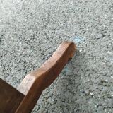 Pair of antique wooden bedside tables side table