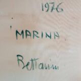 Oil painting on canvas - Marine - 1976 Lido Bettarini canvas 70x50 cm