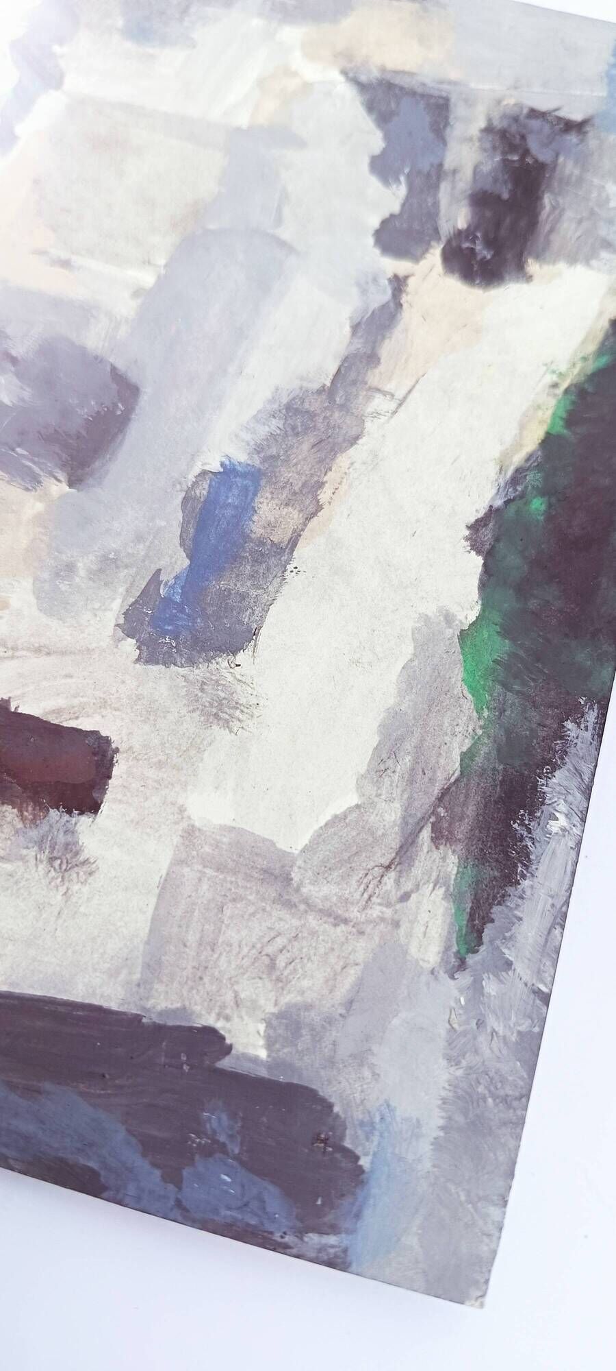 Original abstract painting – mineral composition – Nicolas de Stael