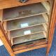 Oak curtain desk from the 1950s