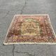 Authentic Persian Lahore rug in burgundy wool 135x200cm