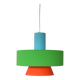 Gravity pendant lamp - sleek design in coloured fabric
