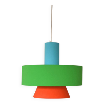 Lampe suspension la Gravity - design épuré en tissu coloré