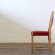 Lot of 6 Vintage Danish Brutalist Oak Dining Chairs, Henning Kjærnulf Style, 1960s