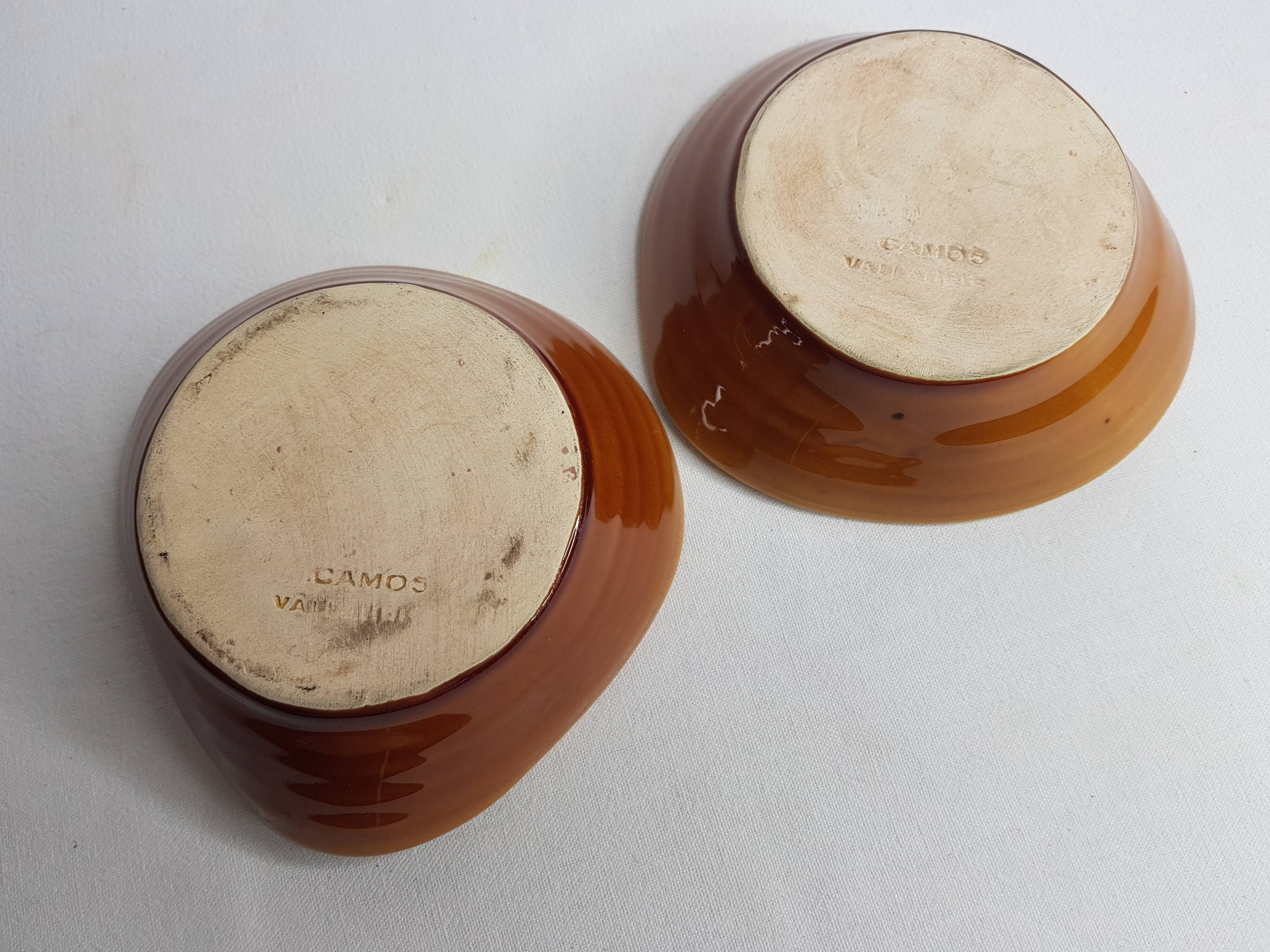 Pair of Camos caramel-coloured pockets