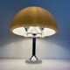 Mid-century mushroom table lamp with chrome base, 1970s