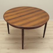 Round rosewood table, Danish design, 1970s, production: Skovby Møbelfabrik