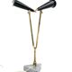 Mid-century double light table lamp, Italy 1960s