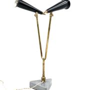 Mid-century double light table lamp, Italy 1960s